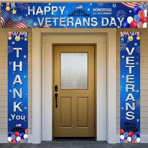 Veterans Day Door Banner Set