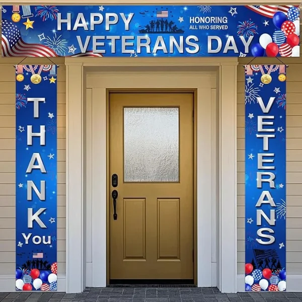 Veterans Day Door Banner Set