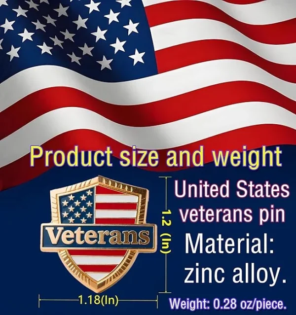 12 pieces United States Veterans pin - Image 7