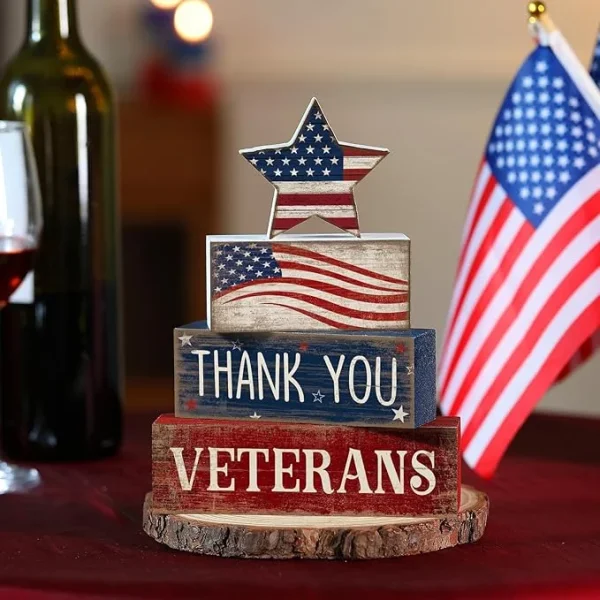 4 Pcs Veterans Day Decorations - Image 7
