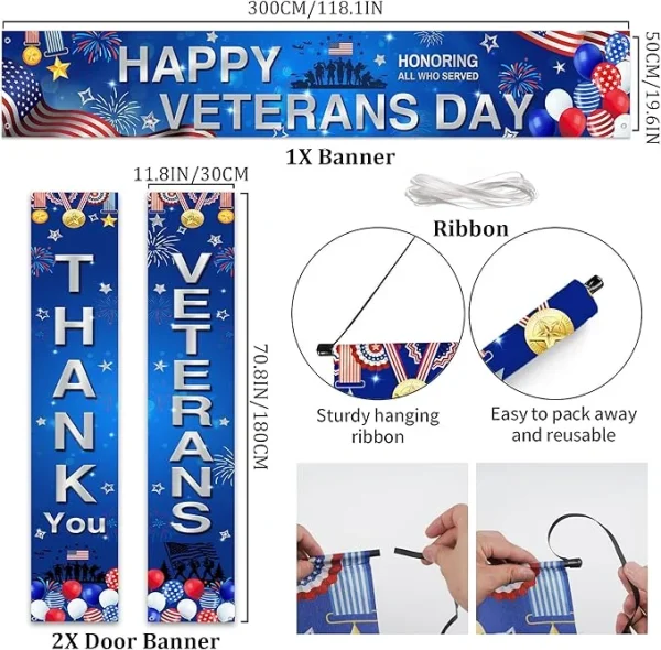 Veterans Day Door Banner Set - Image 7