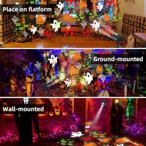 Double Head Halloween Projector Lights