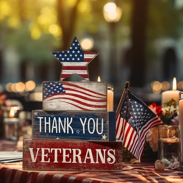 4 Pcs Veterans Day Decorations - Image 4