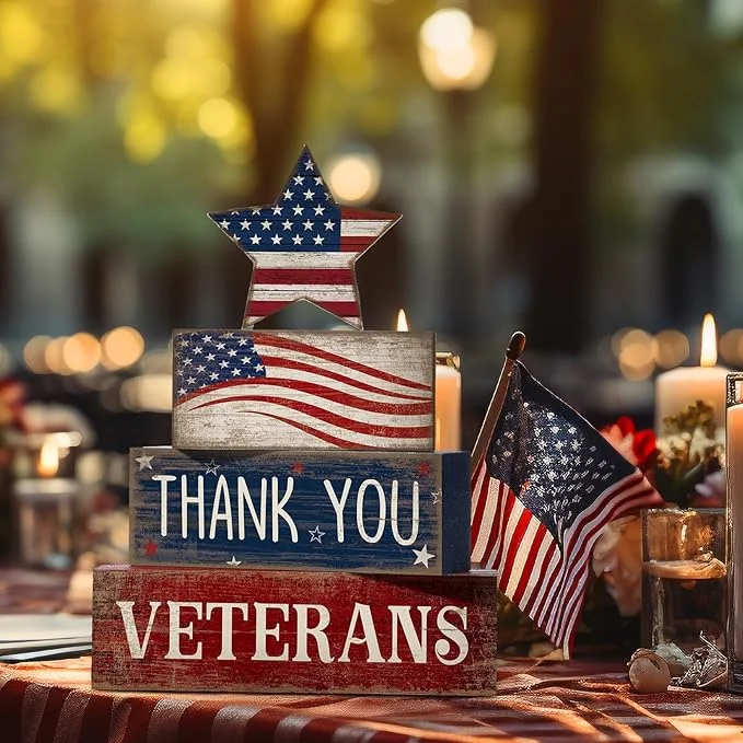 4 Pcs Veterans Day Decorations - Image 4