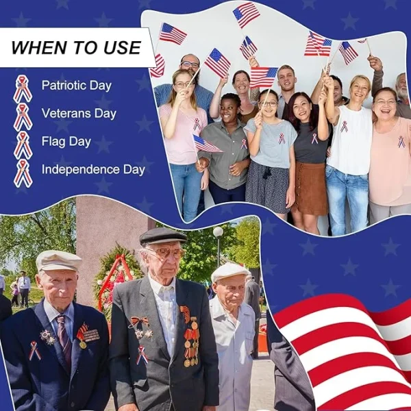 Glitinsel 150 Pcs Veterans Day - Image 2