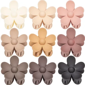 9 PCS Matte Hair Clips Set