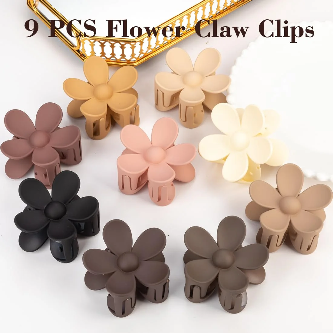 9 PCS Matte Hair Clips Set - Image 6