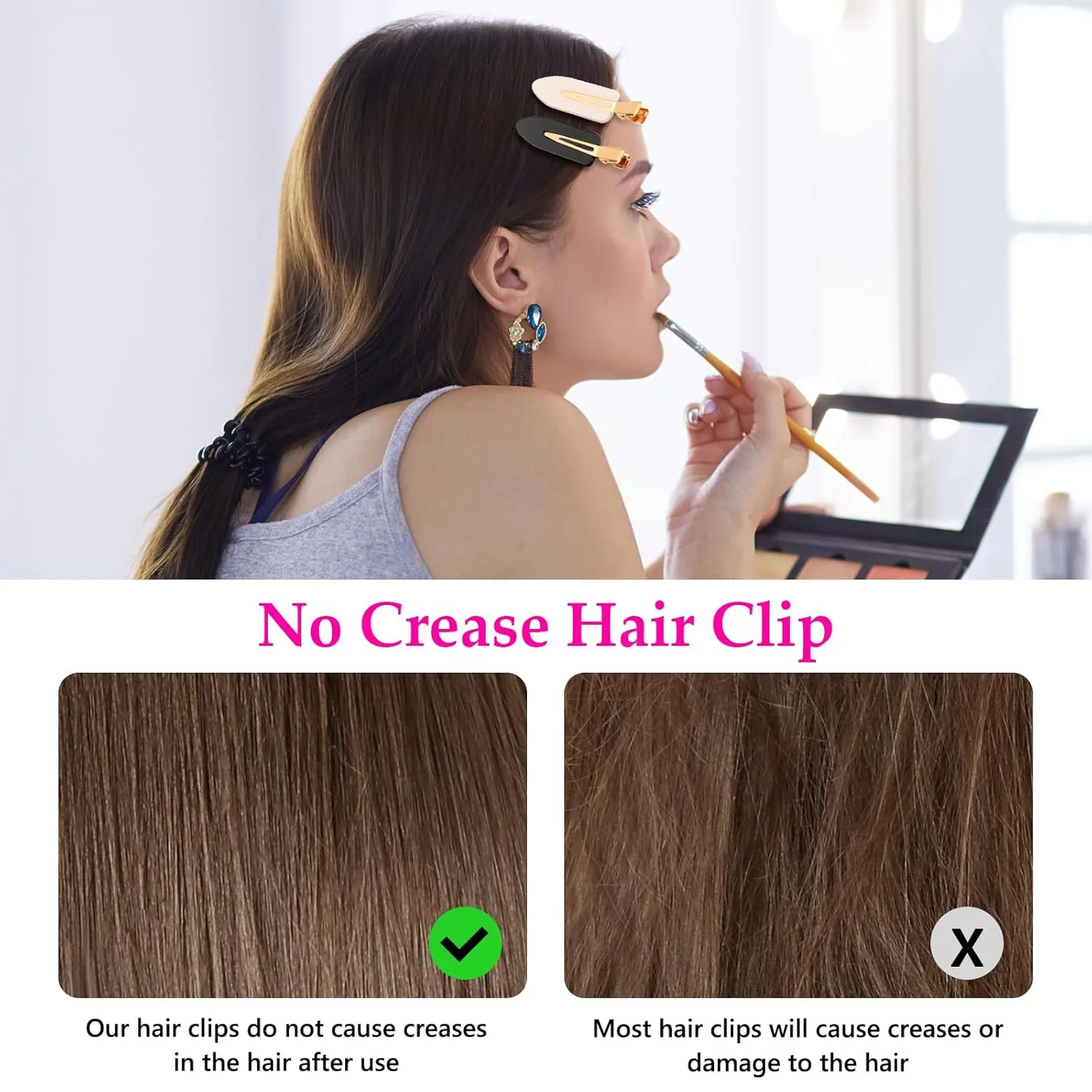 6 Pcs Creaseless Hair Clips - Image 6