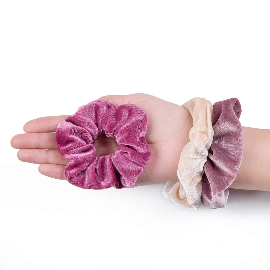 12 Pack Velvet Hair Scrunchies Scrunchy Hair Ties Elastic Hair Bands - Image 4