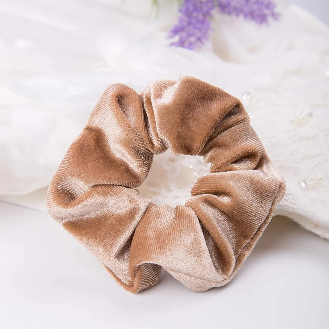 12 Pack Velvet Hair Scrunchies Scrunchy Hair Ties Elastic Hair Bands - Image 6