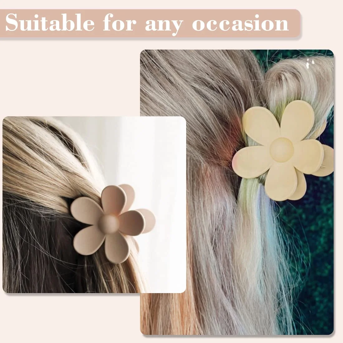 9 PCS Matte Hair Clips Set - Image 3