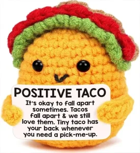 Mini Emotional Taco Support Christmas Birthday Gifts for Women Men